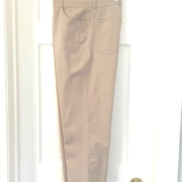 St. John Sport by Marie Gray Pants - St. John Sport by Marie Gray Tan Straight Leg Pants